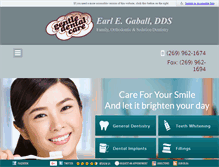 Tablet Screenshot of drgaball.com